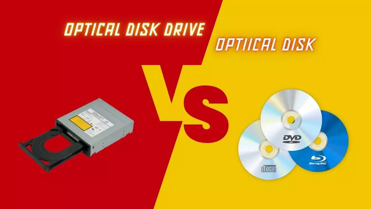 optical disk vs optical disk drive